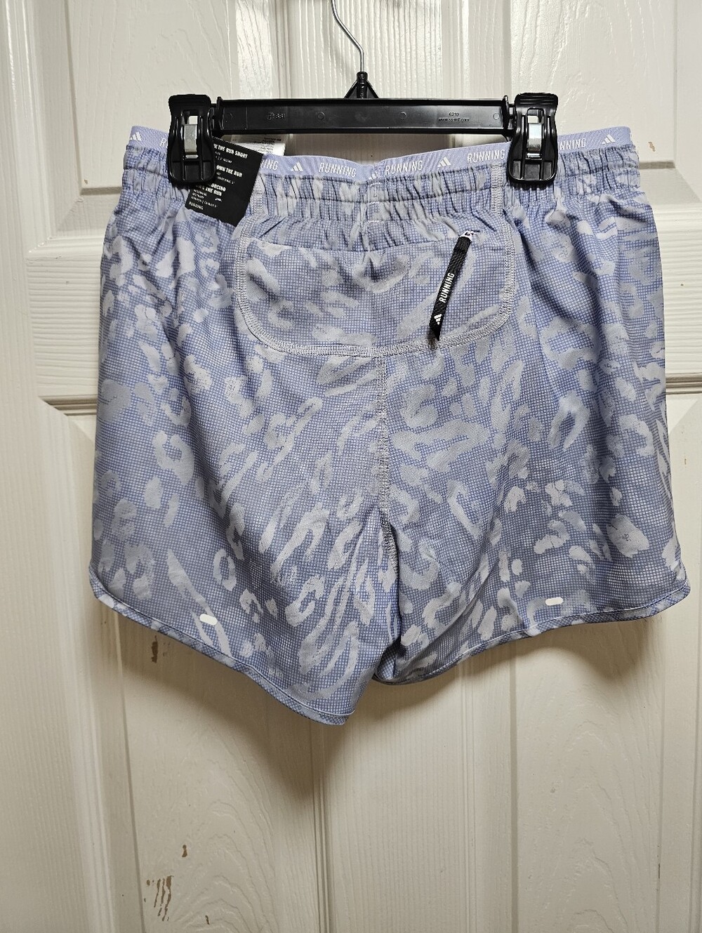 Adidas Blue White Running Shorts 3XS NWT 3 Stripe Athletic Activewear - Picture 5 of 10